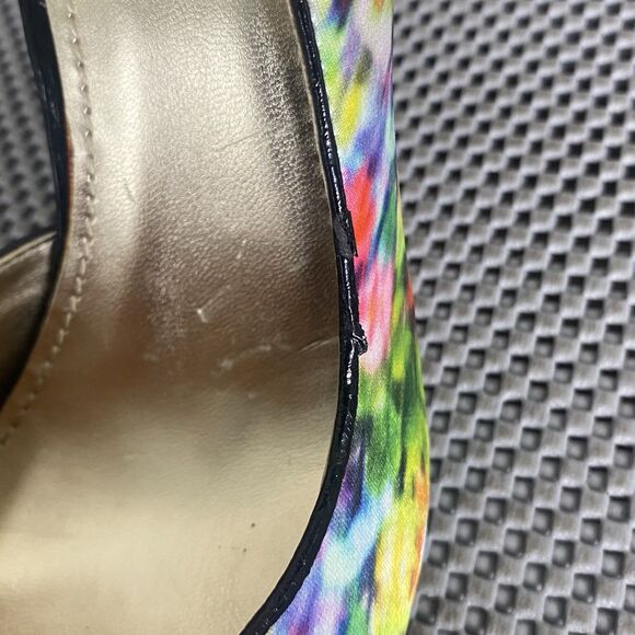 Anne Klein Heels Womens Size 10 M Multicolor Floral Pumps Stilettos Pointed Toe - Picture 10 of 14